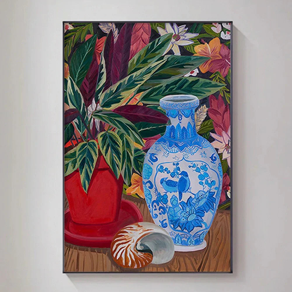 LUXORA Hand for Peaceful with Brush Art Refined Interior Oil Painting Smooth Patterns Wall 60/80/120cm Painted Spaces