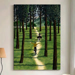 LUXORA Hand and Designed Painted Elegant to Soft Canvas 50/80/100cm Balance Painting Oil Reflect Artwork Style