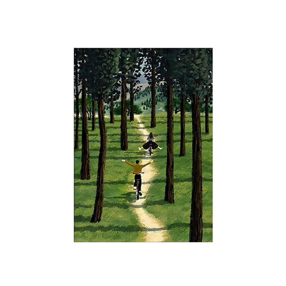 LUXORA Hand and Designed Painted Elegant to Soft Canvas 50/80/100cm Balance Painting Oil Reflect Artwork Style