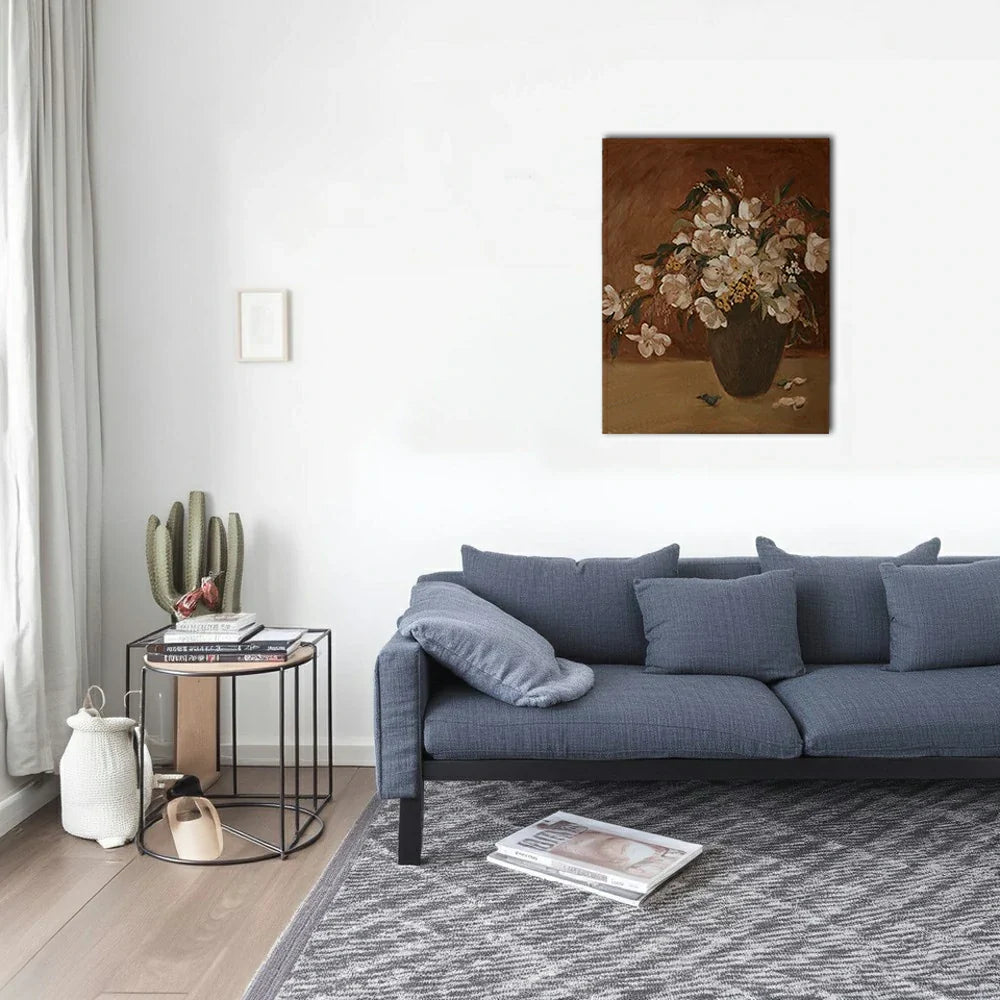 LUXORA Hand Hand-Painted That Comfort 50/80/100cm and Oil Minimalist Painted Painting Embodies Design Simplicity