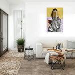 LUXORA Hand Painted Art Adding 50/80/100cm Sophistication Light Wall Oil Contemporary to Painting Subtle Interiors