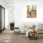 LUXORA Hand with Elegance Colour Refined Painted 50/80/100cm Subtle Modern Artwork and Painting Canvas Oil Tone