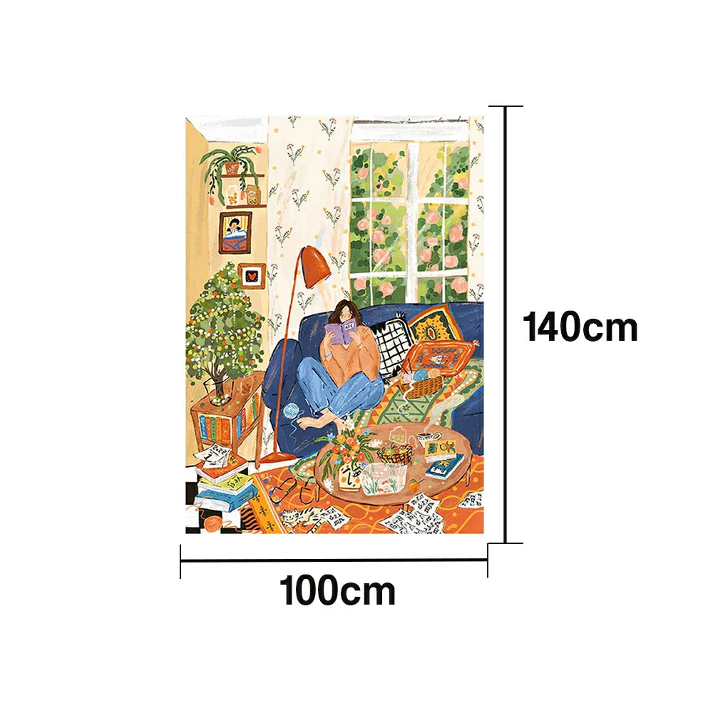 LUXORA Hand with Elegance Colour Refined Painted 50/80/100cm Subtle Modern Artwork and Painting Canvas Oil Tone