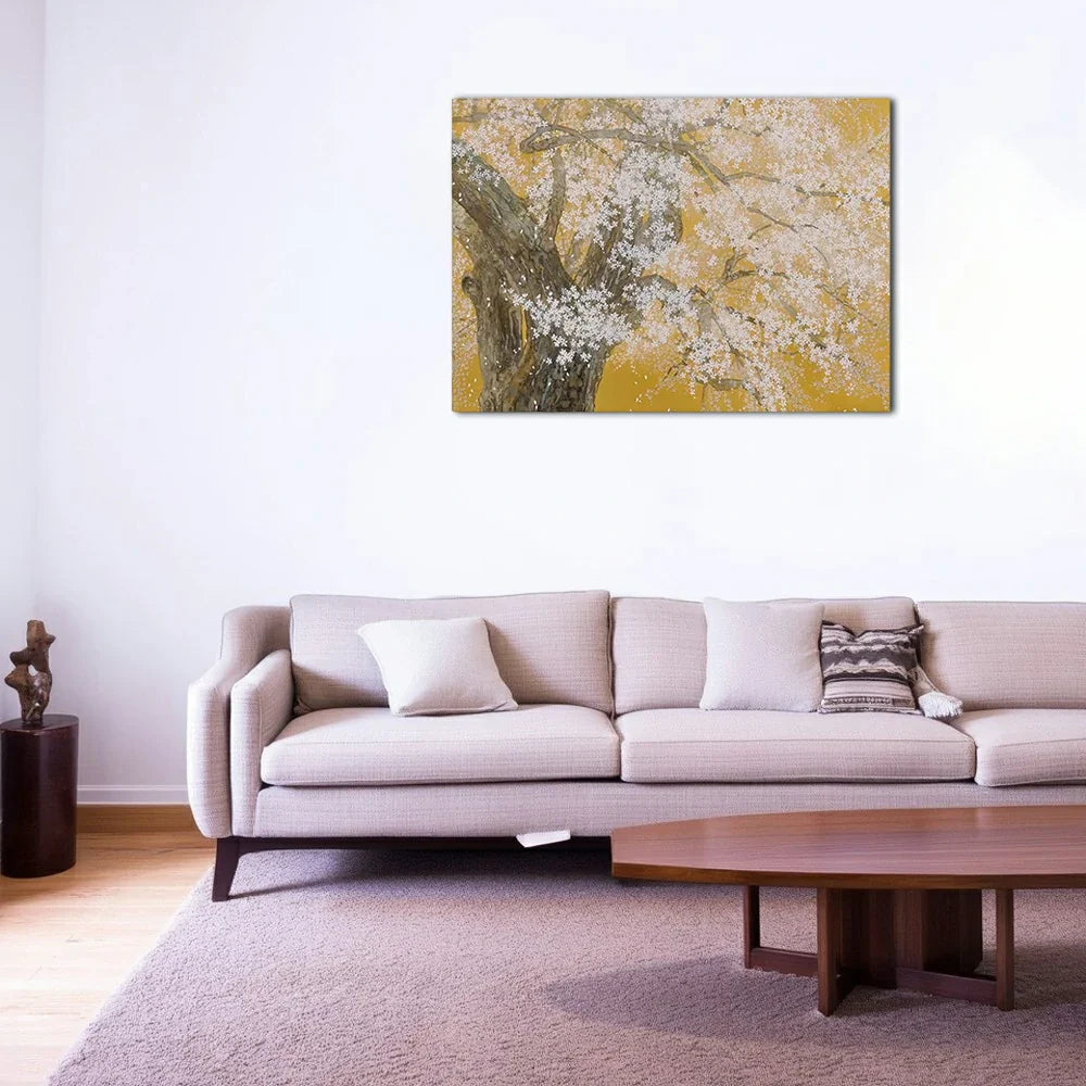 LUXORA Hand Wall Blends Oil That Painted Harmony 70/110/140cm Painting Refined Art and Balance Simplicity