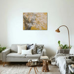 LUXORA Hand Wall Blends Oil That Painted Harmony 70/110/140cm Painting Refined Art and Balance Simplicity