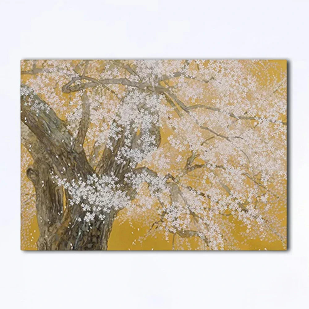 LUXORA Hand Wall Blends Oil That Painted Harmony 70/110/140cm Painting Refined Art and Balance Simplicity
