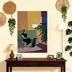 LUXORA Hand Neutral and Balance Painting Harmony Painted Wall Oil 50/80/100cm Brings That Abstract Piece Indoors