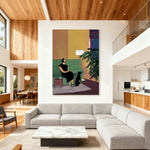LUXORA Hand Neutral and Balance Painting Harmony Painted Wall Oil 50/80/100cm Brings That Abstract Piece Indoors