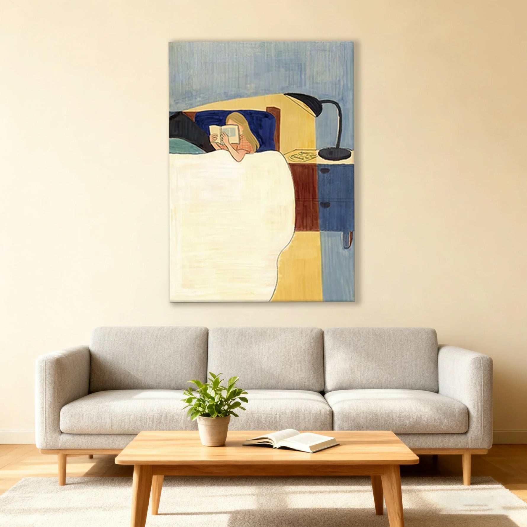 LUXORA Hand Design 50/80/100cm Lounge Warmth and Adds Balance Relaxed Hand-Painted and Premium Oil to Painting Living Painted That Dining Abstract Spaces