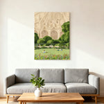 LUXORA Hand Living Painted Art Modern and Wall Perfect Neutral with Bedroom 50/80/100cm Elegant Oil Rooms Painting Smooth Texture for Environments