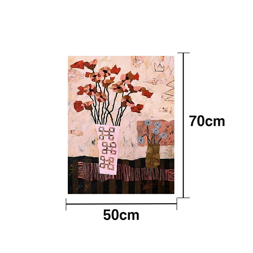 LUXORA Hand Painted Refined Oil Harmony Home for Modern Painting Gentle Offering Art Subtle 50/80/100cm Colour Minimalist and Wall Texture Decor