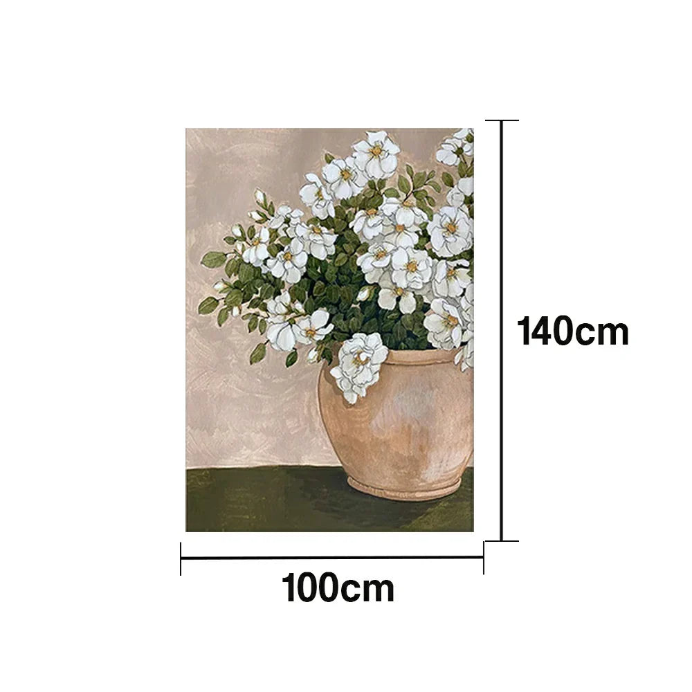 LUXORA Hand Painted Rooms Painting 50/80/100cm Bedrooms with for Smooth Colours and and Painting Canvas Abstract Hallway Texture Oil Modern Living Gentle Walls