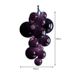 LUXORA Bubble Cluster Pendant Light Sculptural Hanging Lamp for Living Room Dining Room & Stairwell - Purple