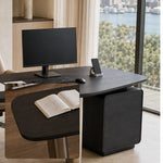 LUXORA Modern Desk & Bookshelf System ENF Board Smart Power Storage 140/160cm for Study Home Office