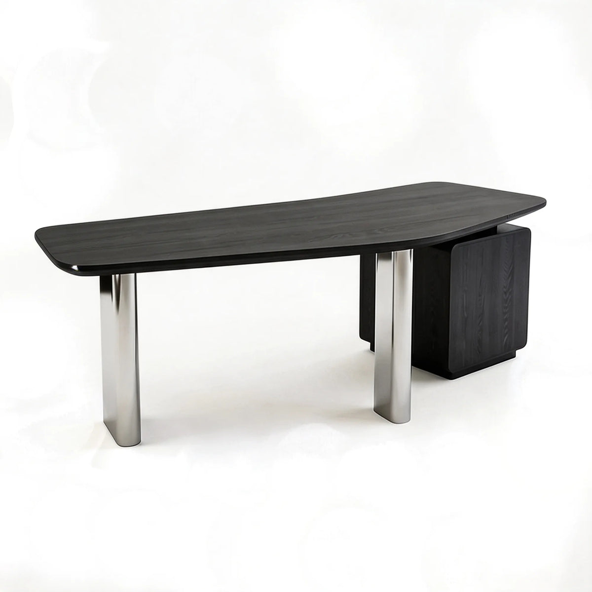LUXORA Modern Desk & Bookshelf System ENF Board Smart Power Storage 140/160cm for Study Home Office