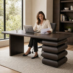 LUXORA Home Office Desk Smart Power Large Storage Steel Frame 140/160cm for Study Bedroom Workspace