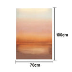 LUXORA Hand Canvas Composition Finish for Oil Abstract Minimalist and 70/100/140cm and Stylish Painted Painting Calm Smooth Subtle with Homes
