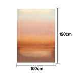 LUXORA Hand Canvas Composition Finish for Oil Abstract Minimalist and 70/100/140cm and Stylish Painted Painting Calm Smooth Subtle with Homes