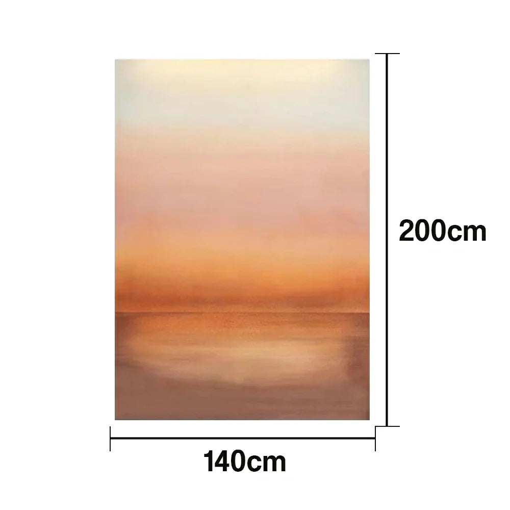 LUXORA Hand Canvas Composition Finish for Oil Abstract Minimalist and 70/100/140cm and Stylish Painted Painting Calm Smooth Subtle with Homes