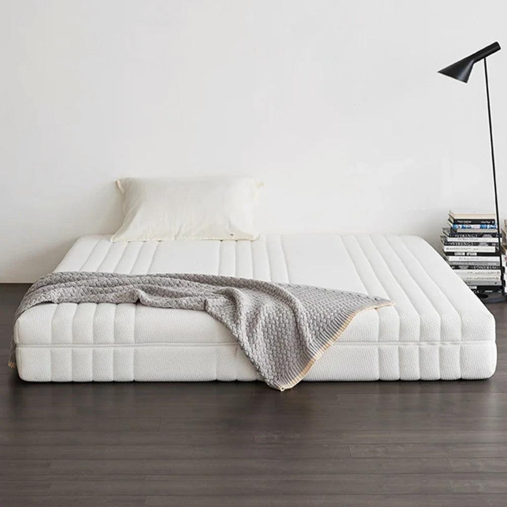 LUXORA Mattress Natural 7-Zone Comfort Pocket 150/180cm, Cover Spring, Breathable for Removable Latex - White