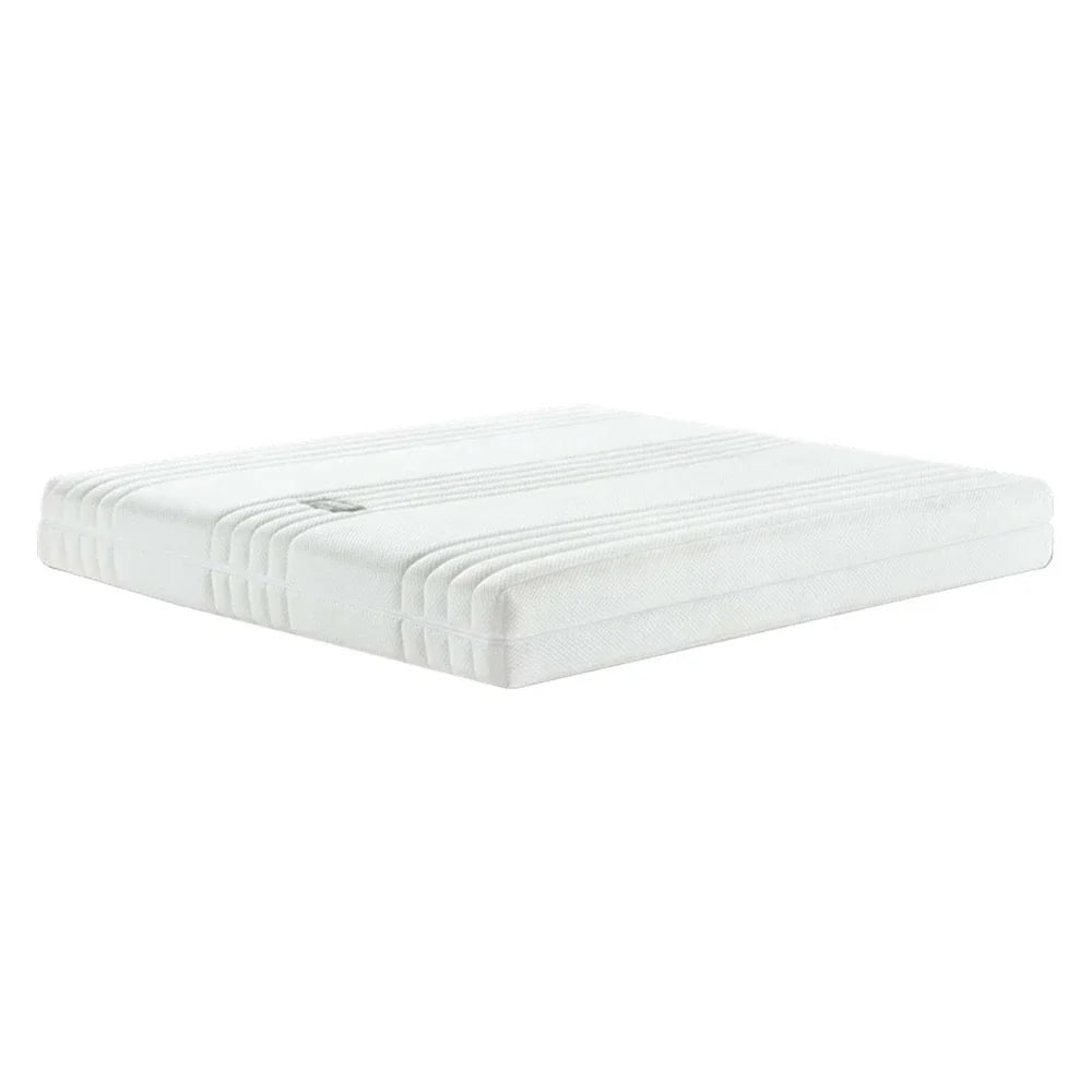 LUXORA Mattress Natural 7-Zone Comfort Pocket 150/180cm, Cover Spring, Breathable for Removable Latex - White