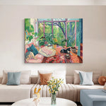LUXORA Hand Painting Art Complements That Painted Simple 65/105/155cm Abstract Neutral and Modern Wall Oil Interiors