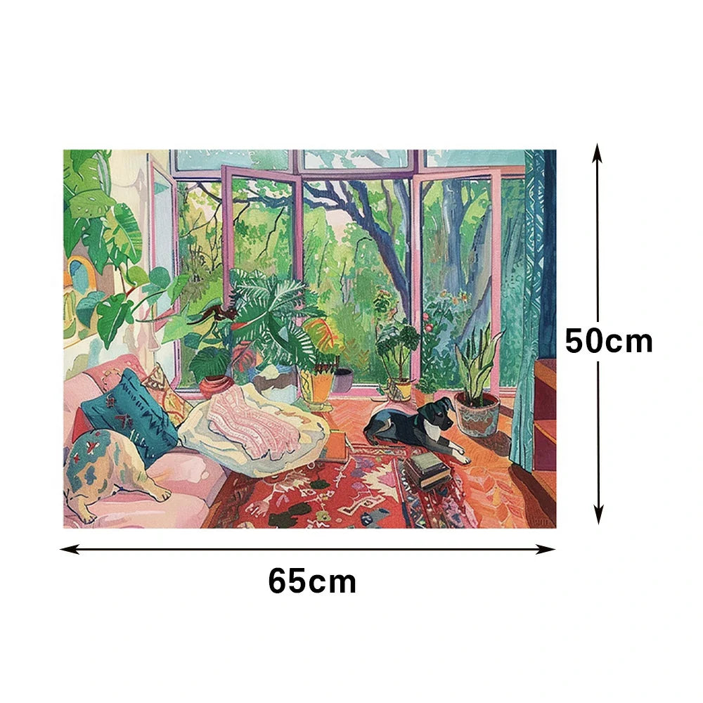 LUXORA Hand Painting Art Complements That Painted Simple 65/105/155cm Abstract Neutral and Modern Wall Oil Interiors