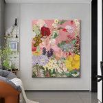 LUXORA Hand Painted Abstract Sophistication Elegant Adds That Wall Painting Warmth to and Art 50/80/120cm Oil Rooms