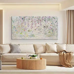 LUXORA Hand Colour Fine Abstract Modern Wall and Piece Subtle Painting Movement Oil Painted with 100/140/200cm Texture