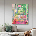 LUXORA Hand with 50/80/120cm Brush Oil Painting Balanced Art Elegant and Clean Painted Motions Minimalist Structure
