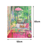 LUXORA Hand with 50/80/120cm Brush Oil Painting Balanced Art Elegant and Clean Painted Motions Minimalist Structure