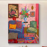 LUXORA 50/80/120cm Hand-Painted Oil Painting - Neutral Hand-Painted Canvas Featuring Smooth Texture and Soft Transitions