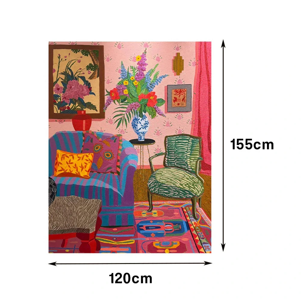 LUXORA 50/80/120cm Hand-Painted Oil Painting - Neutral Hand-Painted Canvas Featuring Smooth Texture and Soft Transitions