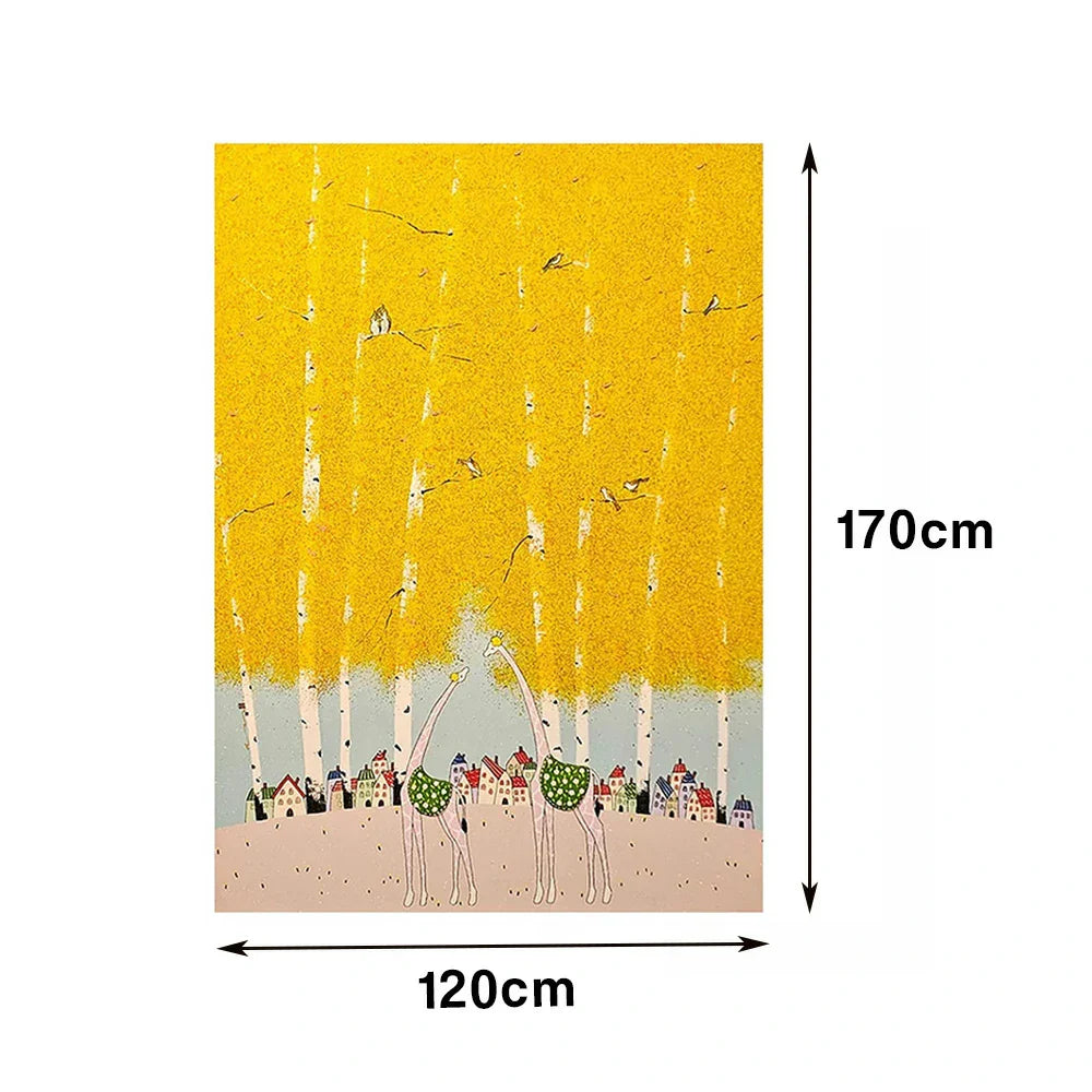LUXORA 50/80/120cm Hand-Painted Oil Painting - Minimalist Design Painting Offering Clean Geometry and Balanced Neutral Tone