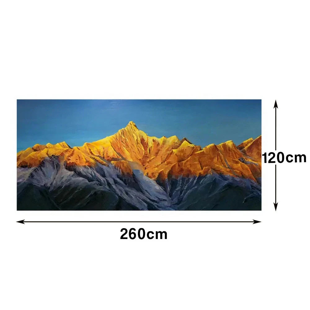 LUXORA 110/170/260cm Hand-Painted Oil Painting - Elegant Abstract Canvas That Balances Serenity and Refined Aesthetic