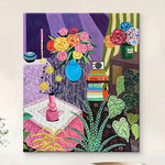 LUXORA 50/80/120cm Hand-Painted Oil Painting - Premium Textured Wall Art Highlighting Soft Brushwork and Modern Form
