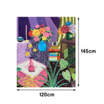 LUXORA 50/80/120cm Hand-Painted Oil Painting - Premium Textured Wall Art Highlighting Soft Brushwork and Modern Form