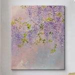 LUXORA 50/80/120cm Hand-Painted Oil Painting - Modern Abstract Canvas Art with Gentle Colour Layers and Balanced Texture