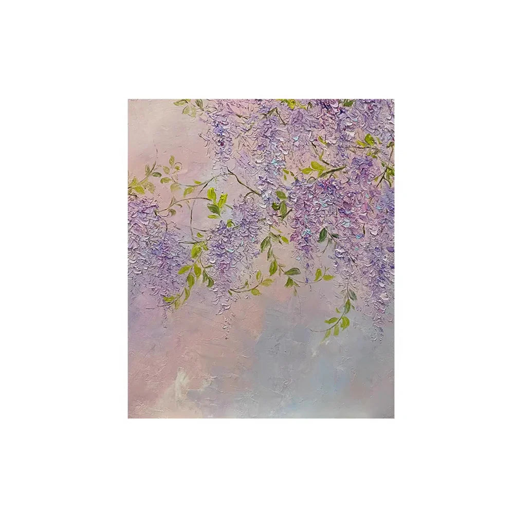 LUXORA 50/80/120cm Hand-Painted Oil Painting - Modern Abstract Canvas Art with Gentle Colour Layers and Balanced Texture