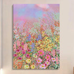 LUXORA 50/80/120cm Hand-Painted Oil Painting - Elegant Canvas Artwork with Smooth Finish and Subtle Layered Brushwork