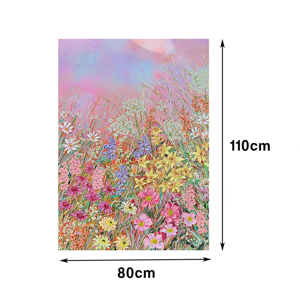 LUXORA 50/80/120cm Hand-Painted Oil Painting - Elegant Canvas Artwork with Smooth Finish and Subtle Layered Brushwork