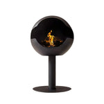 LIVARA Spherical Flame - Pit, Bio-Ethanol Fire Modern 360-degree Fireplace Eco-Friendly View, Clean 60cm/80cm High-Temperature Steel, Stainless Burning, Design