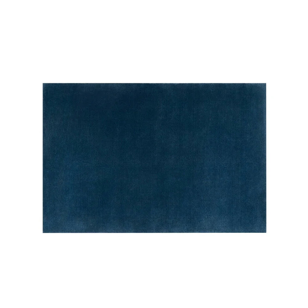LUXORA 160/200cm Square Floor Rugs, Handwoven Construction, Soft Rebound Feel, Classic Traditional Weave, Timeless Style, Suitable for Multiple Spaces -Prussia Blue