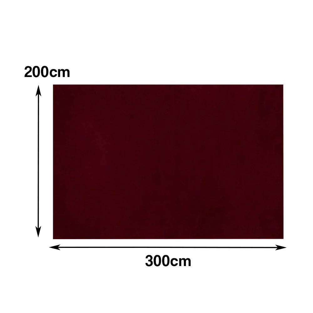 LUXORA 160/200cm Square Floor Rugs, Handwoven Construction, Soft Rebound Feel, Classic Traditional Weave, Timeless Style, Suitable for Multiple Spaces -Melno Wine