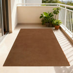 LUXORA 160/200cm Square Floor Rugs, Handwoven Construction, Soft Rebound Feel, Classic Traditional Weave, Timeless Style, Suitable for Multiple Spaces -Chestnut Brown