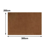 LUXORA 160/200cm Square Floor Rugs, Handwoven Construction, Soft Rebound Feel, Classic Traditional Weave, Timeless Style, Suitable for Multiple Spaces -Chestnut Brown
