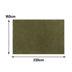 LUXORA 160/200cm Square Floor Rugs, Handwoven Construction, Soft Rebound Feel, Classic Traditional Weave, Timeless Style, Suitable for Multiple Spaces -Moss Green