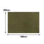 LUXORA 160/200cm Square Floor Rugs, Handwoven Construction, Soft Rebound Feel, Classic Traditional Weave, Timeless Style, Suitable for Multiple Spaces -Moss Green