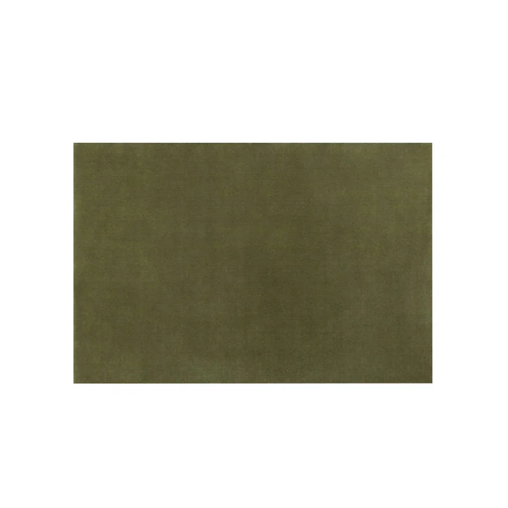 LUXORA 160/200cm Square Floor Rugs, Handwoven Construction, Soft Rebound Feel, Classic Traditional Weave, Timeless Style, Suitable for Multiple Spaces -Moss Green