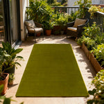 LUXORA 160/200cm Square Floor Rugs, Handwoven Construction, Soft Rebound Feel, Classic Traditional Weave, Timeless Style, Suitable for Multiple Spaces -Olive Green